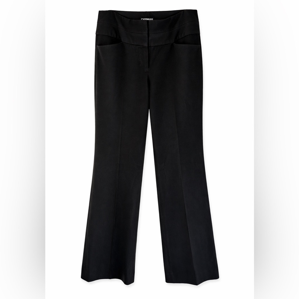 Express Editor Black Dress Pants Wide Leg Size 2S Career Worwear Office Business